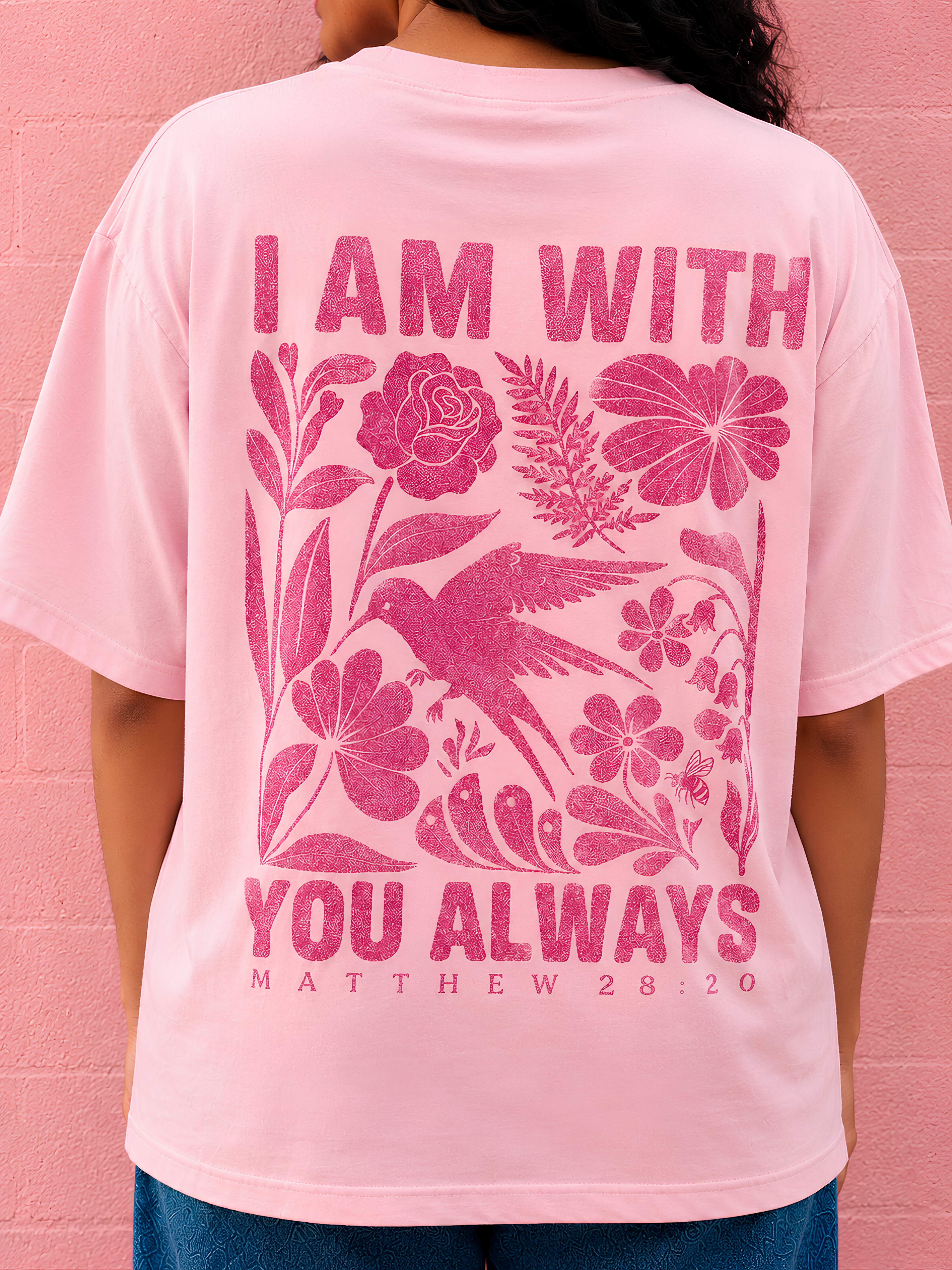I am with You Always Oversized T-Shirt | Matthew 28:20