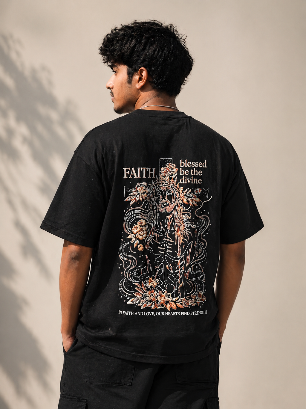 Blessed Be The Divine Oversized T-Shirt