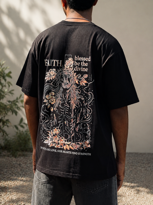 Blessed Be The Divine Oversized T-Shirt