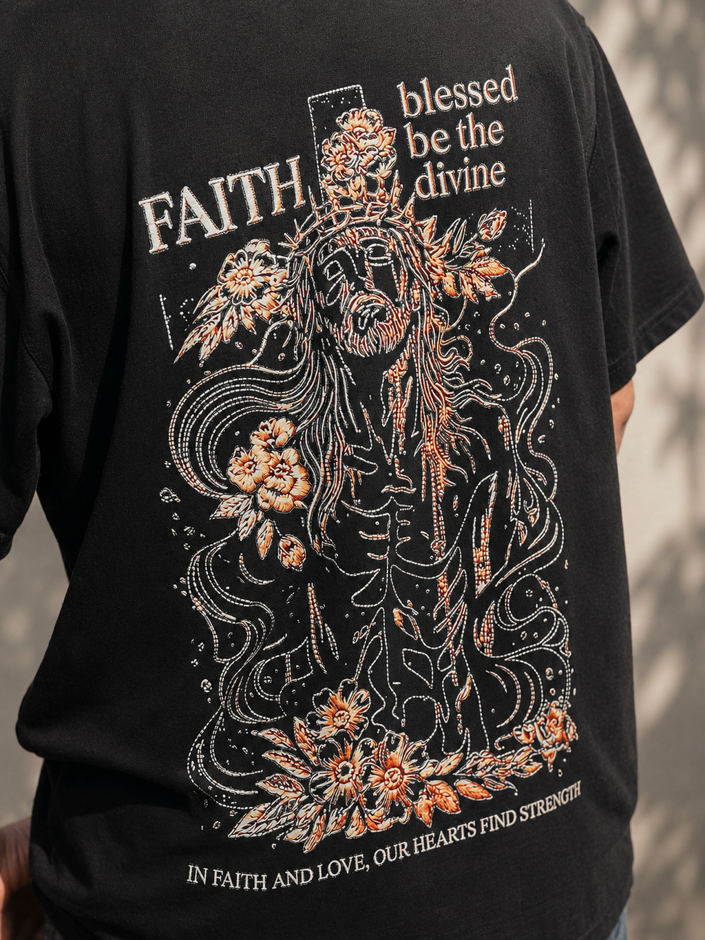 Blessed Be The Divine Oversized T-Shirt