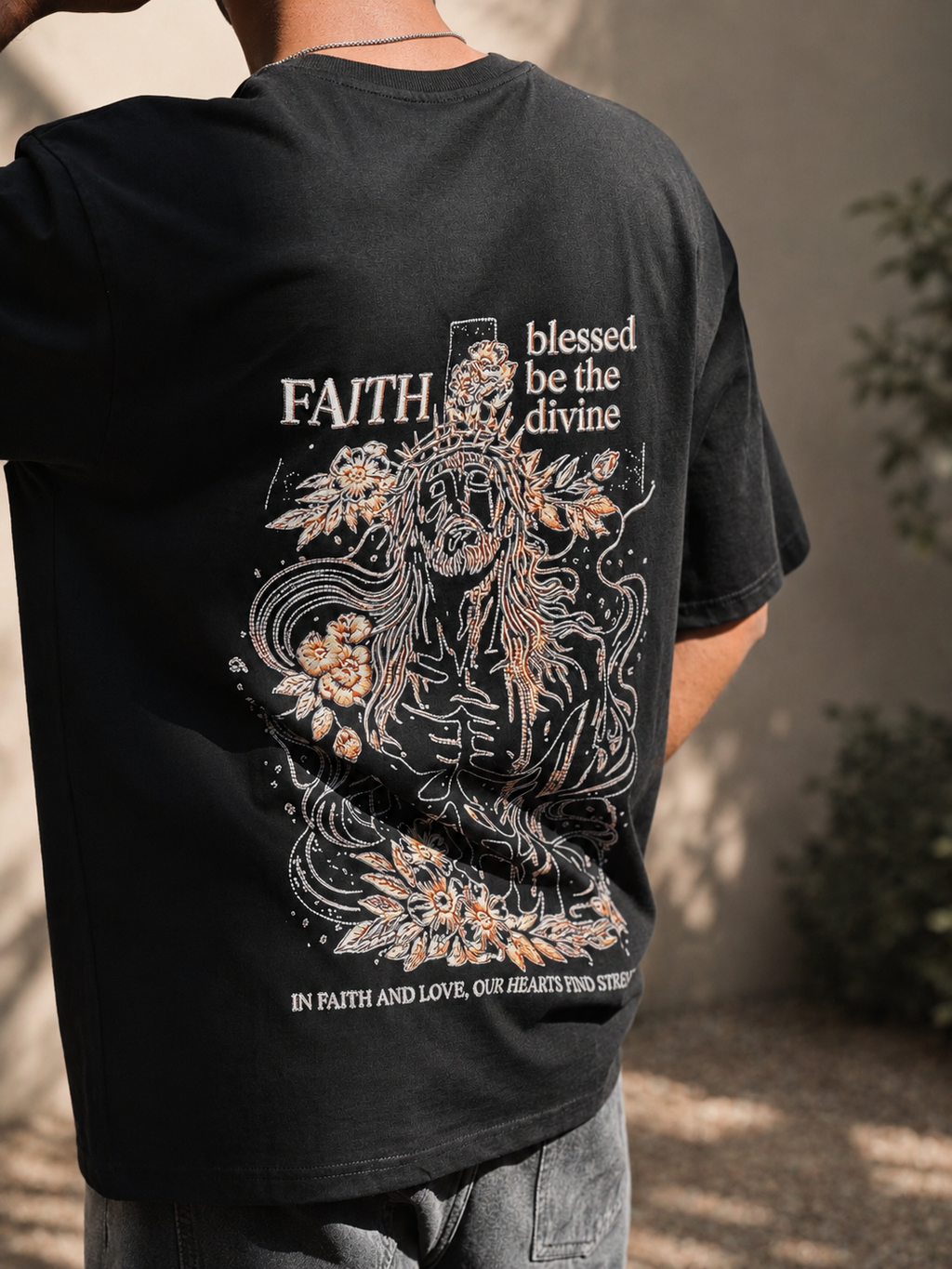 Blessed Be The Divine Oversized T-Shirt